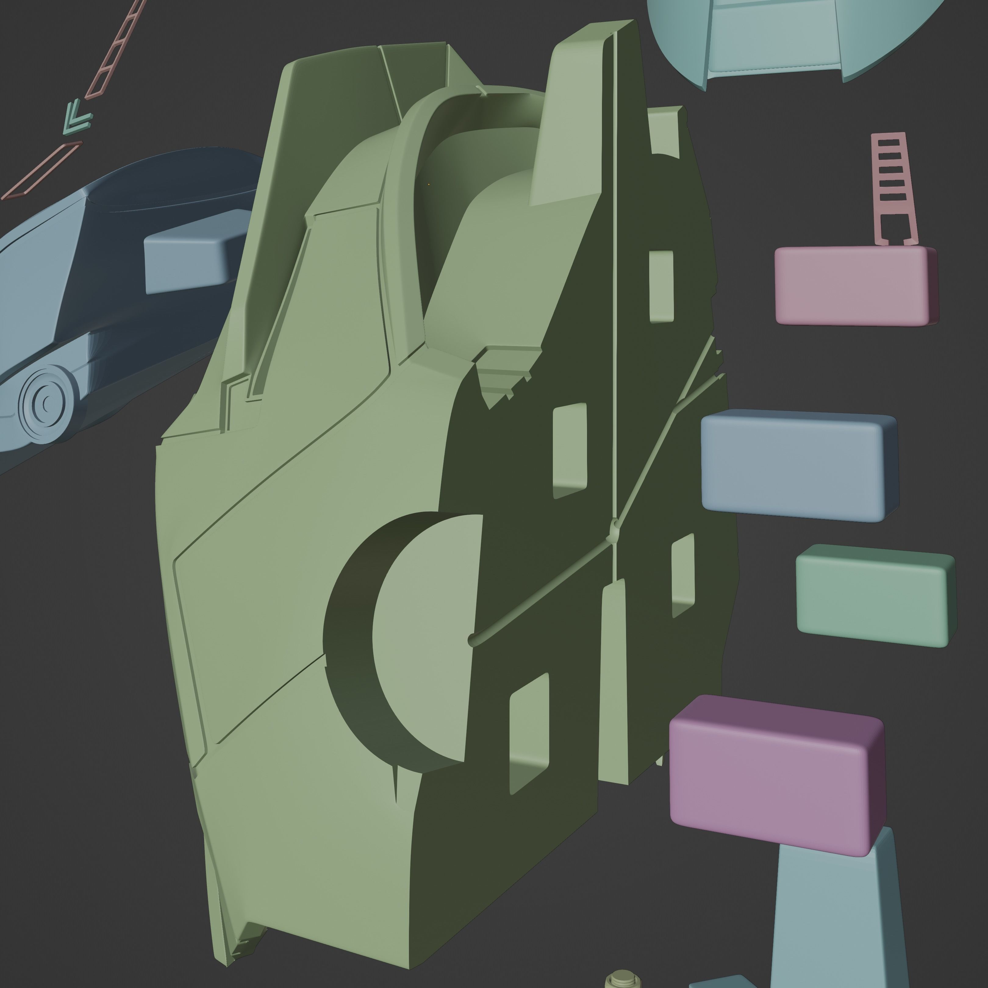 Iron man Mark 16 NightClub Bust 3D print model_15