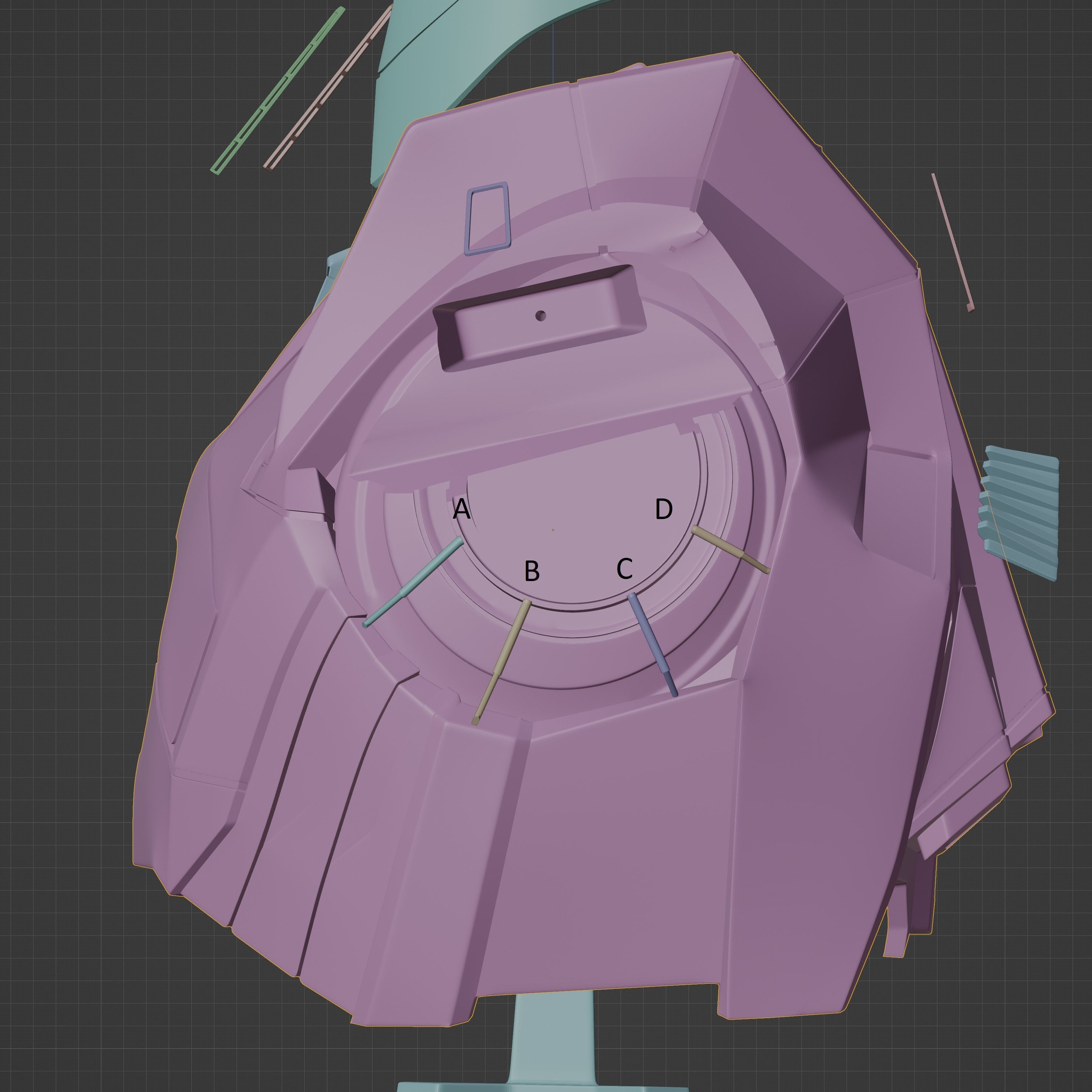 Iron man Mark 16 NightClub Bust 3D print model_13