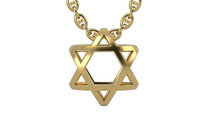 Star of david V10 3D print model