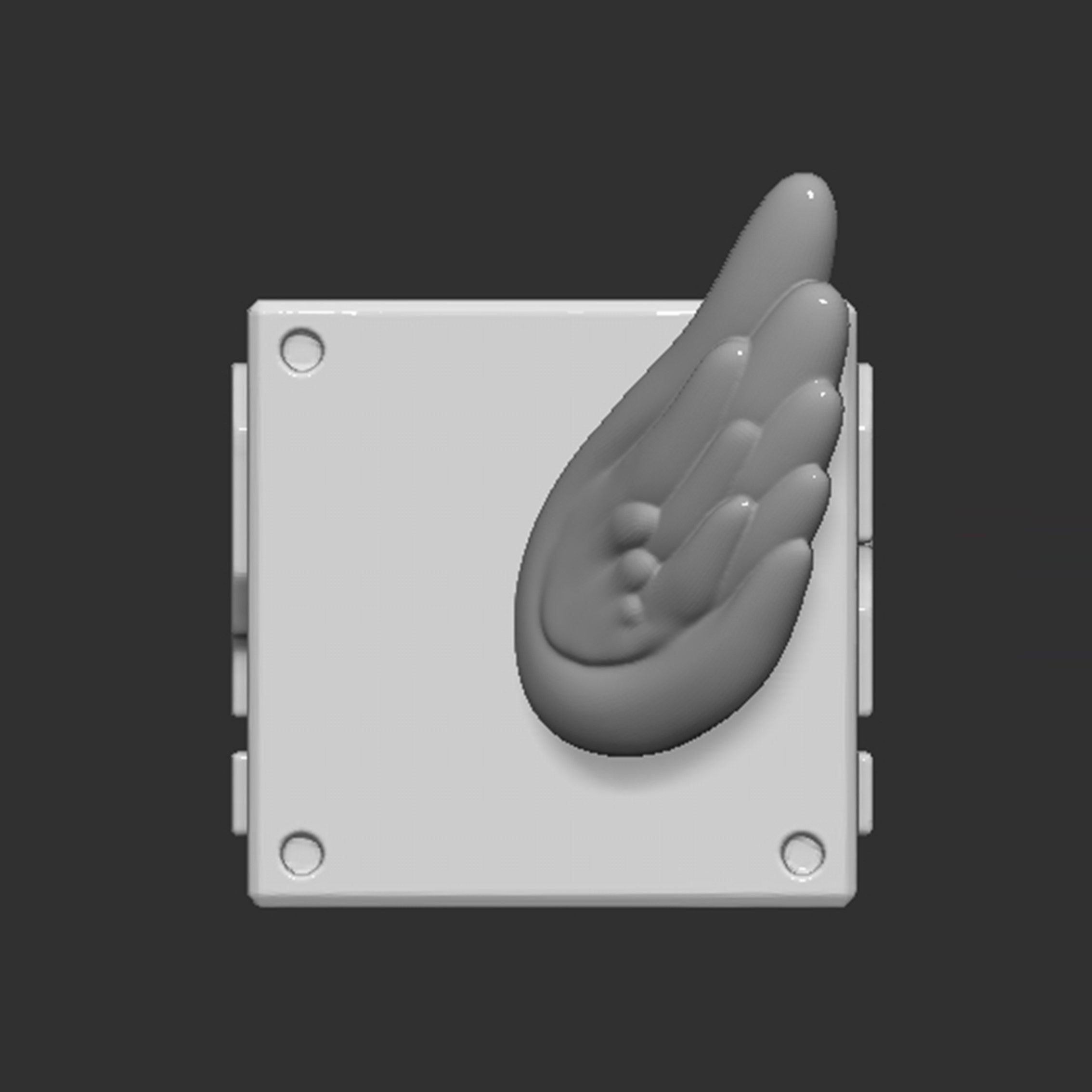 Flying Question Block 3D print model_7