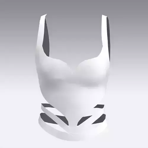 BLOUSE PANELED WHITE SYLE LOOK FASHION