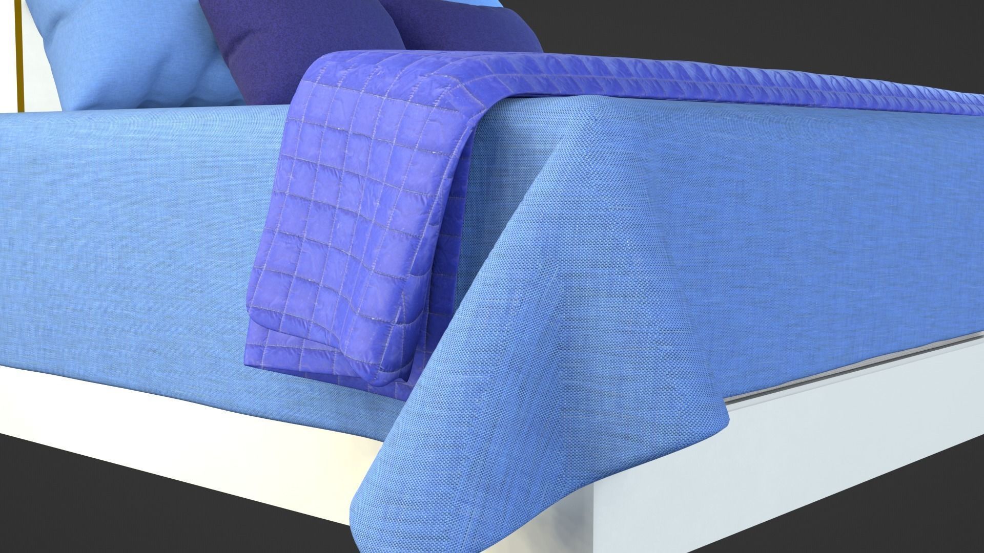 Bed Model 3D model_18