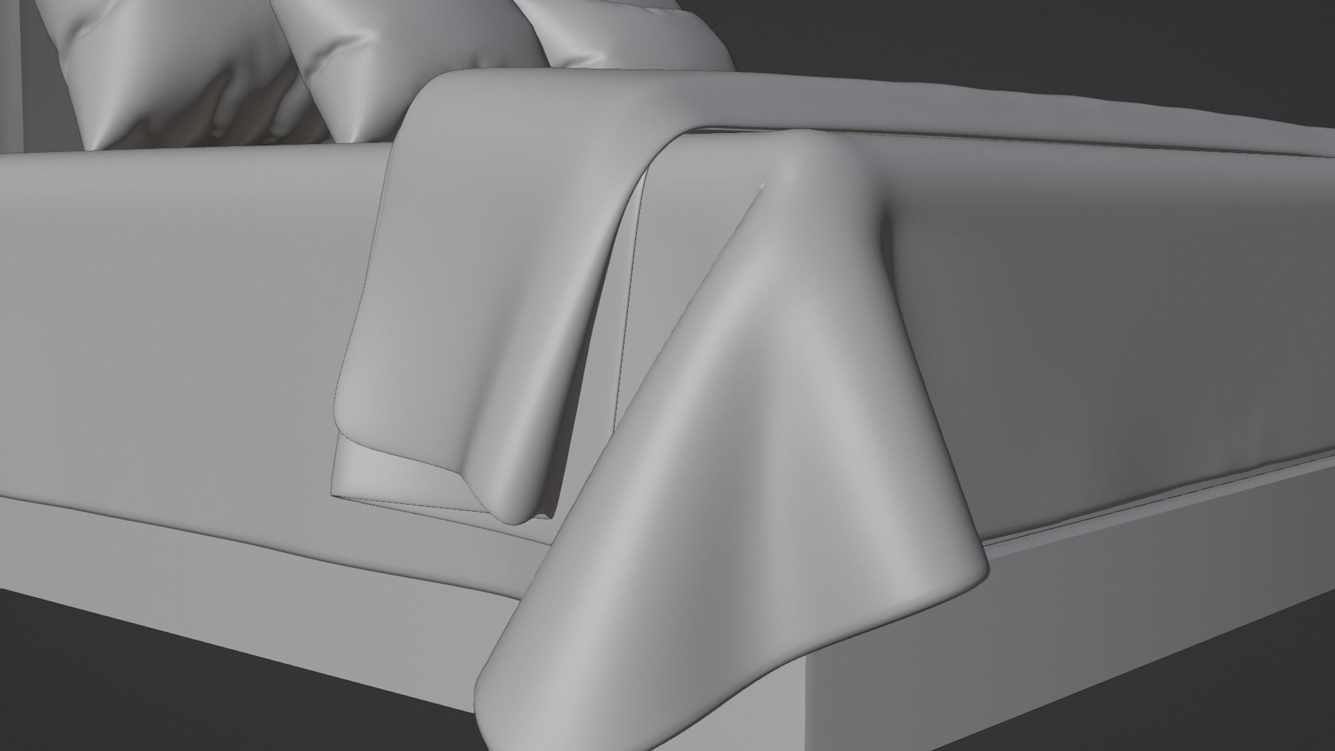 Bed Model 3D model_17