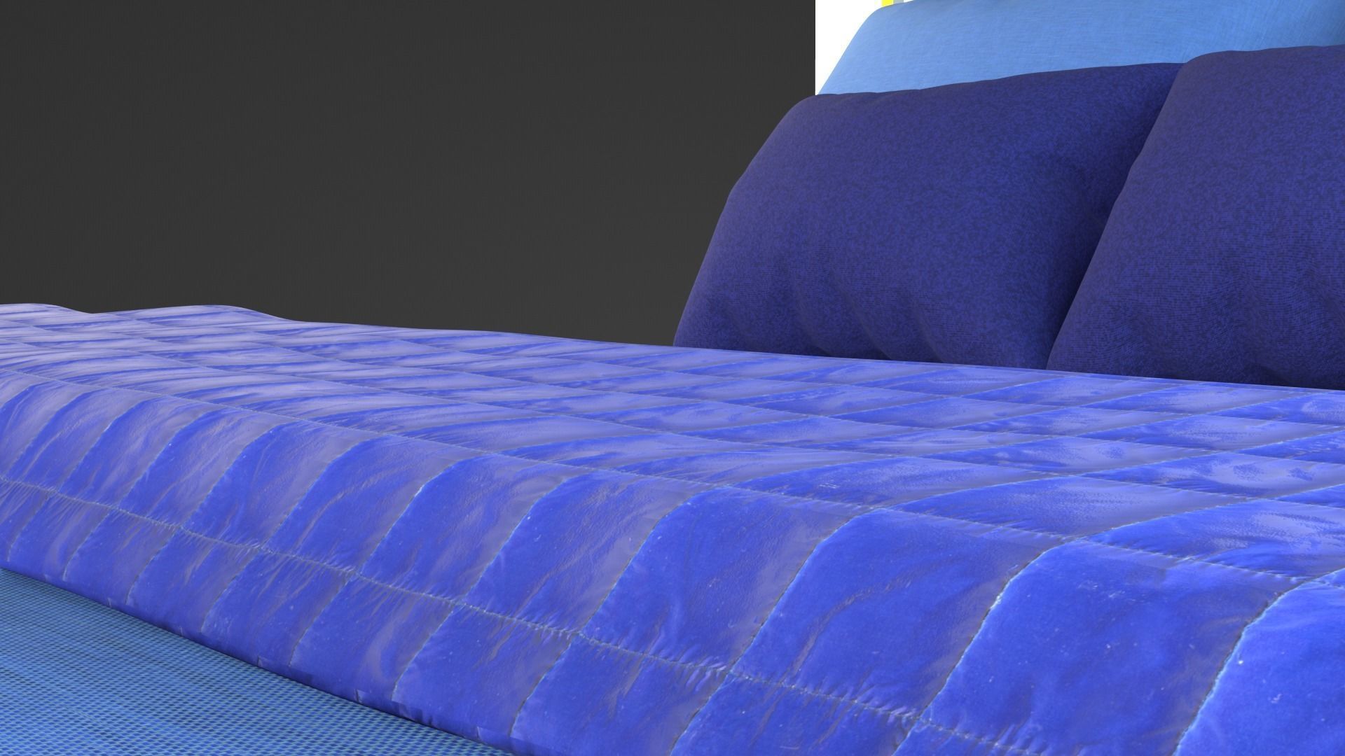 Bed Model 3D model_23