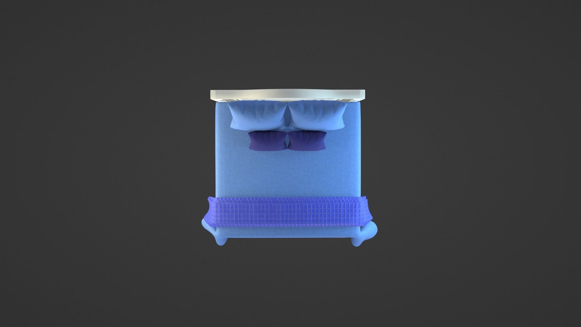 Bed Model 3D model_15