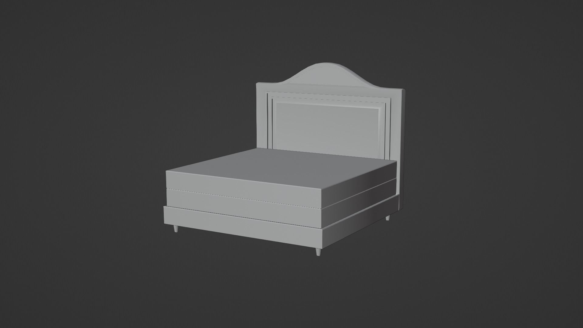 Bed Model 3D model_26