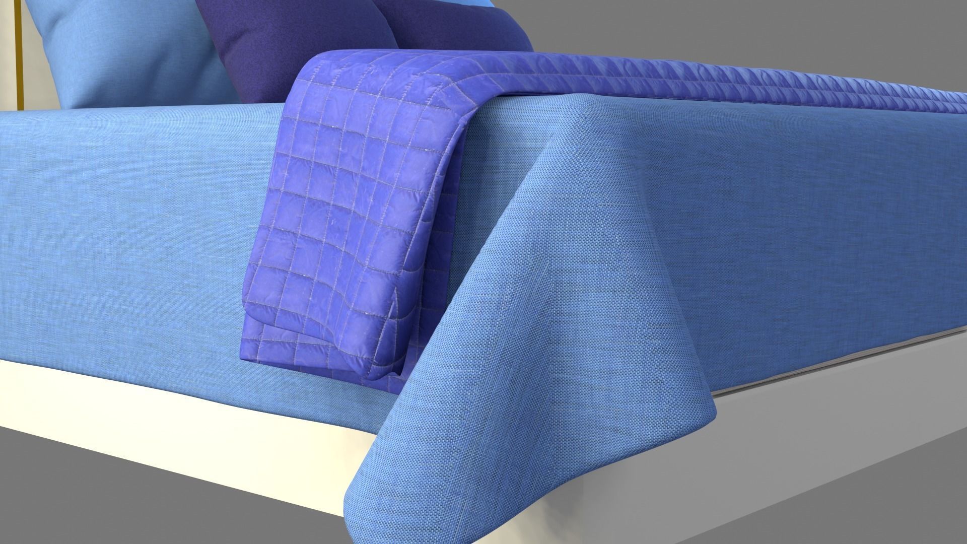 Bed Model 3D model_19