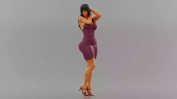 Stylish Young Woman Posing