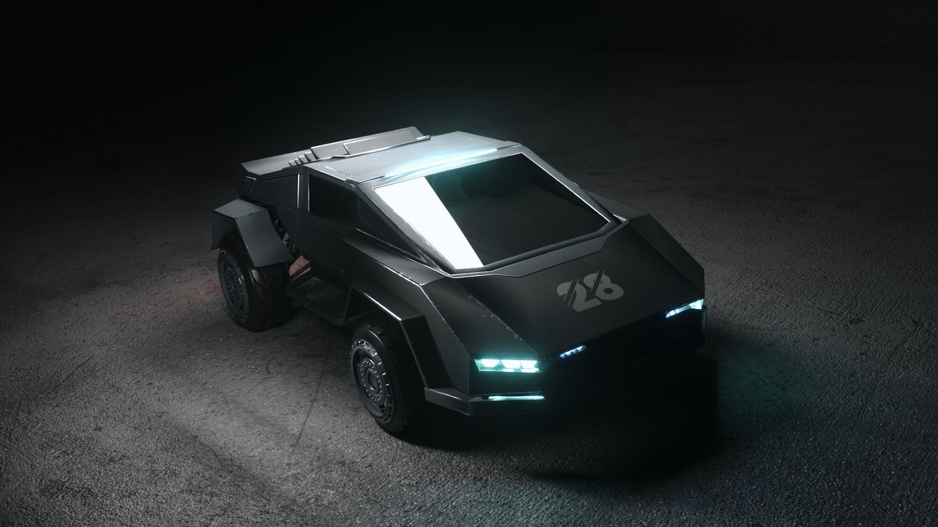 Ace Mari Sci-fi  vehicle 3D model_7