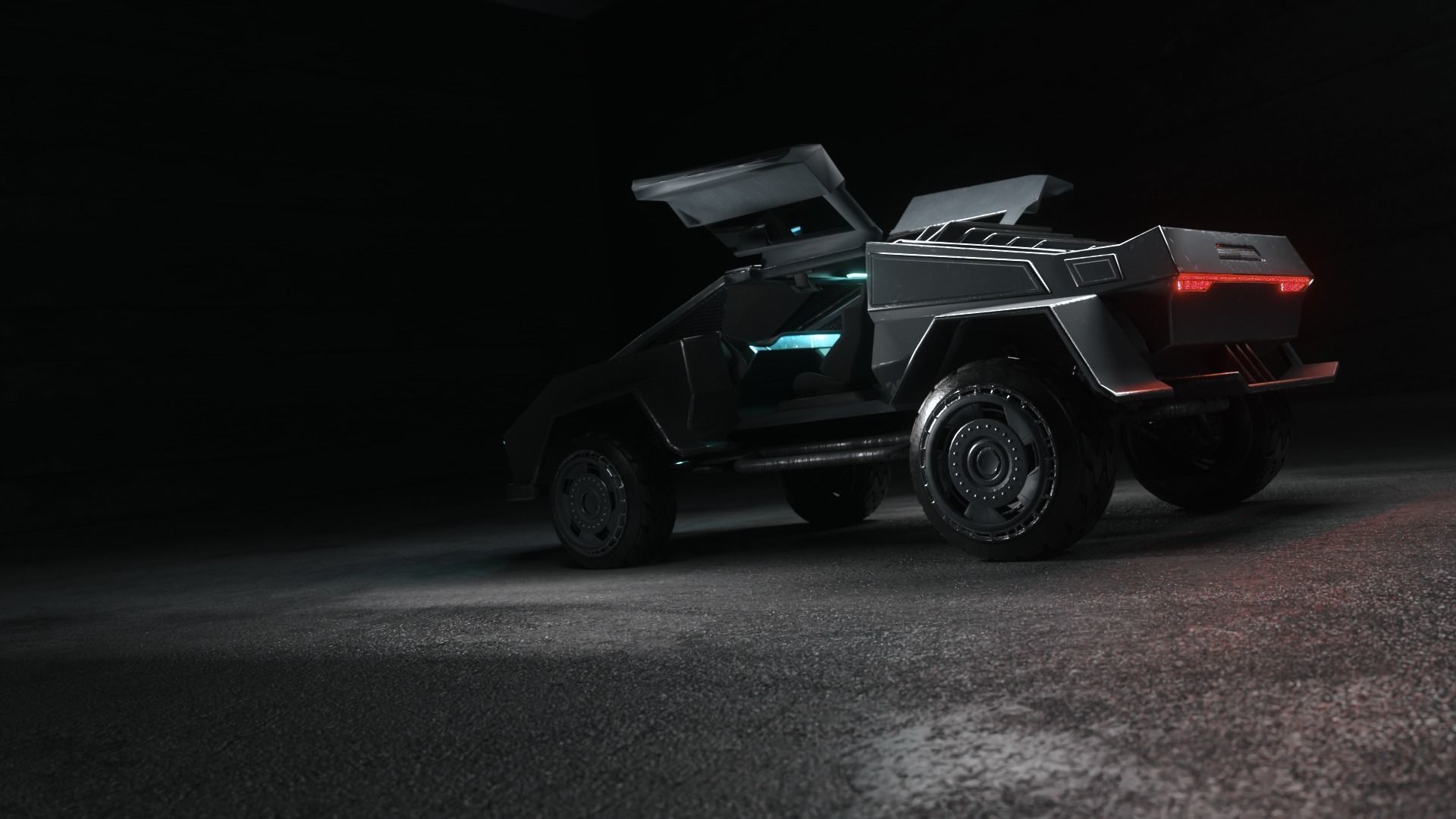 Ace Mari Sci-fi  vehicle 3D model_5