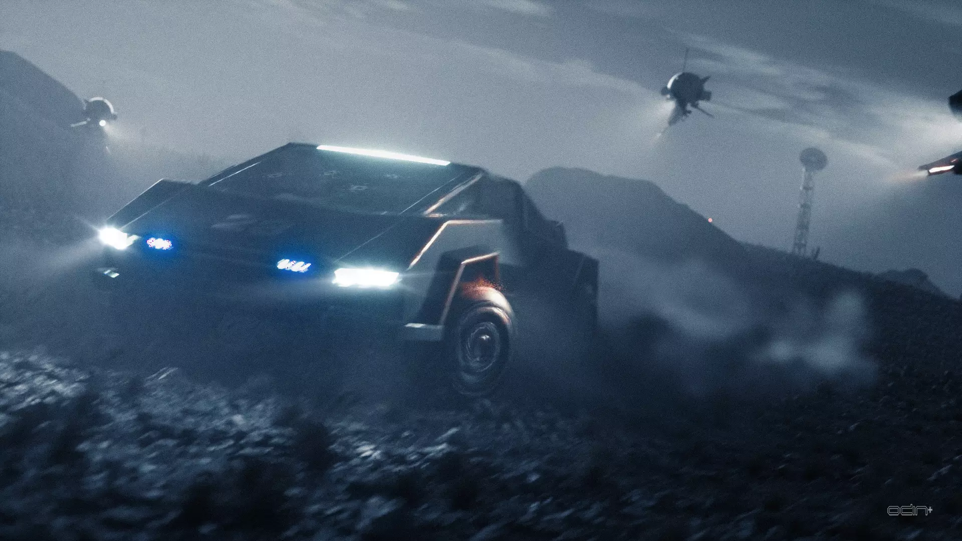 Ace Mari Sci-fi  vehicle 3D model_0