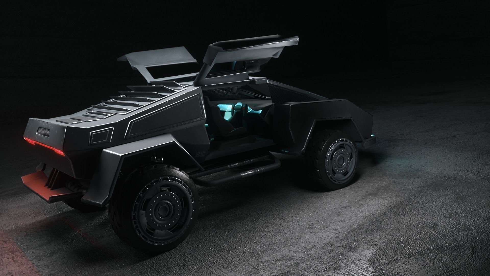 Ace Mari Sci-fi  vehicle 3D model_15