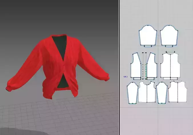 sweater-Marvelous Designer