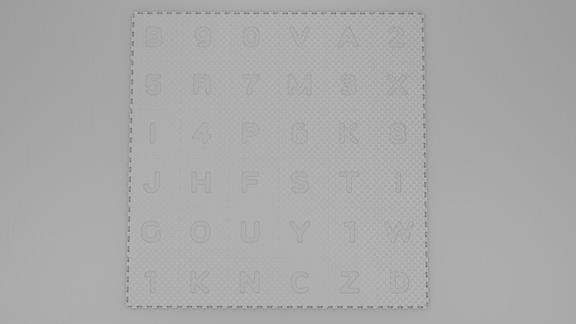 Foam mat 3D model_12
