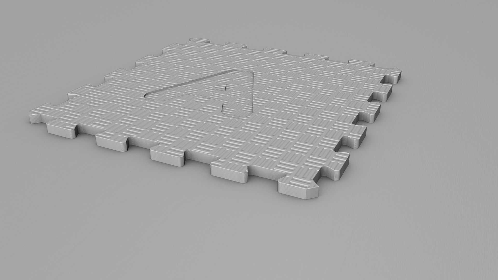 Foam mat 3D model_8