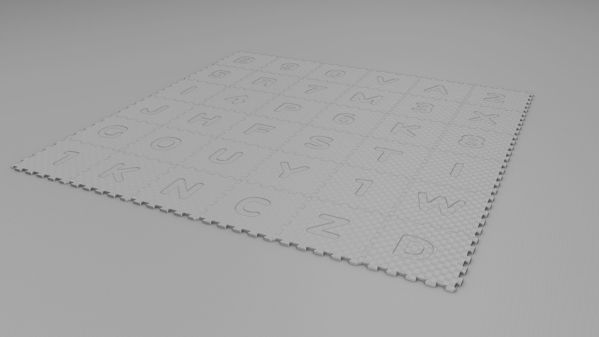 Foam mat 3D model_11