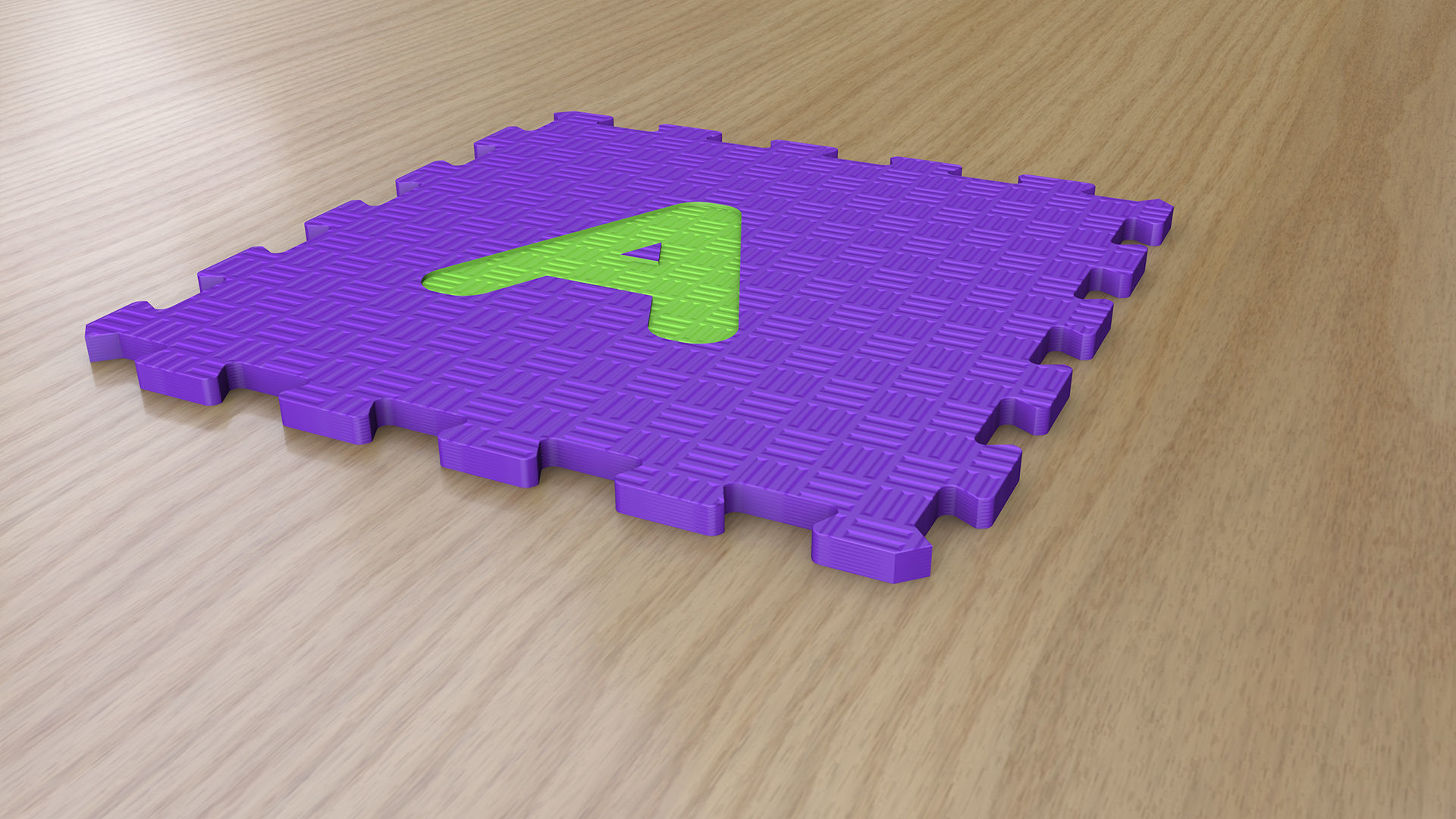 Foam mat 3D model_4