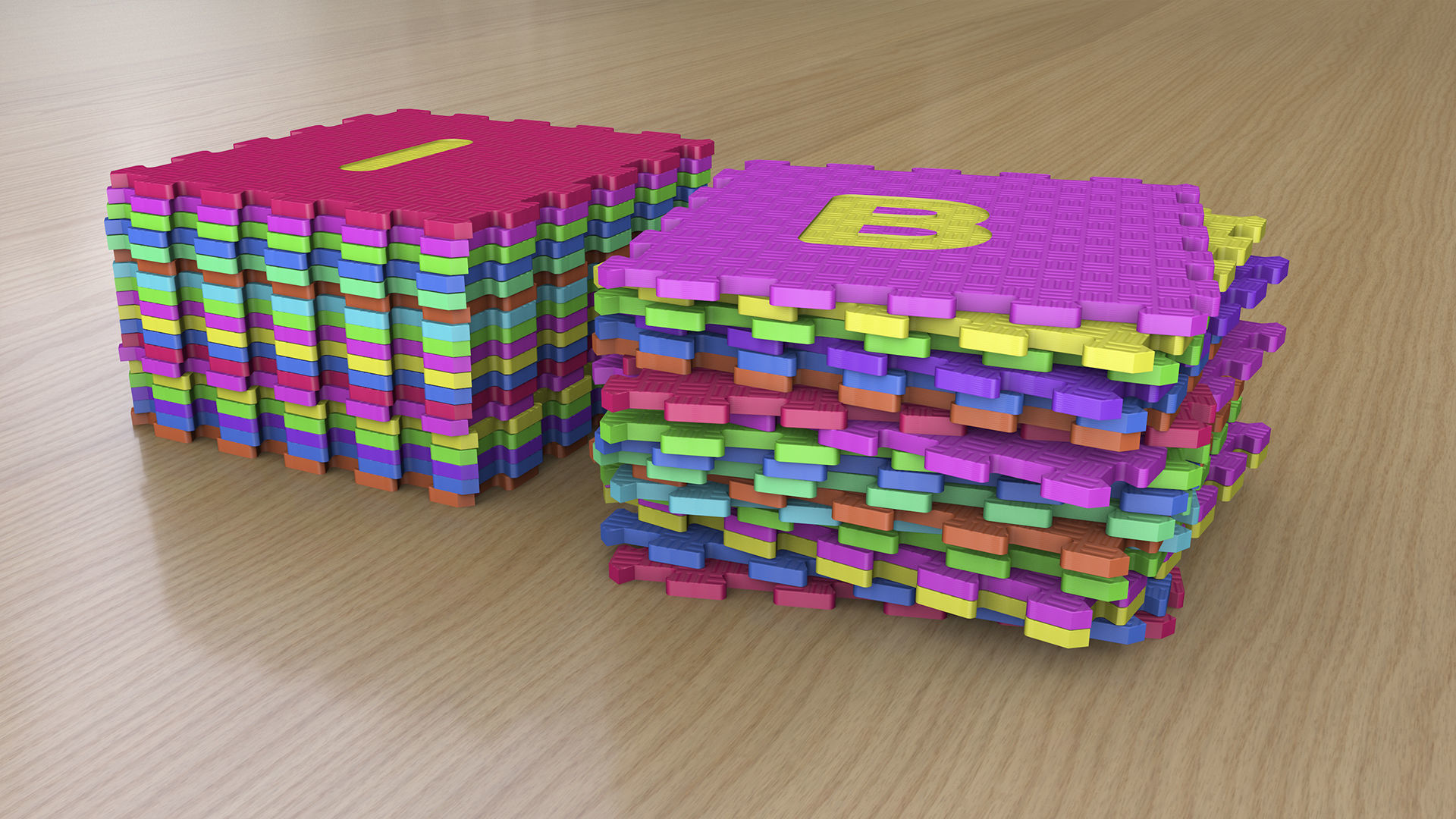 Foam mat 3D model_6
