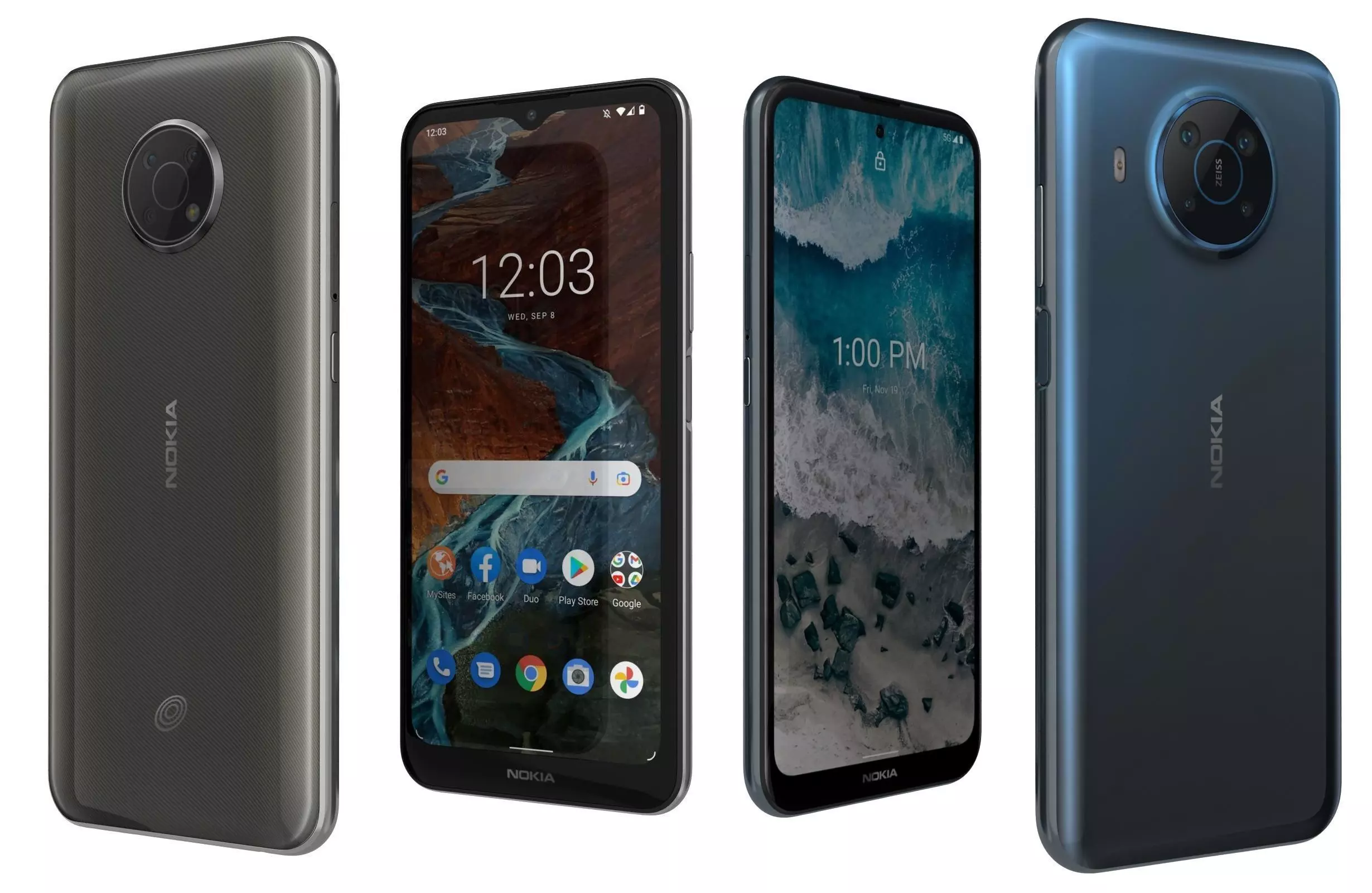 Nokia G300 And X100 3D model
