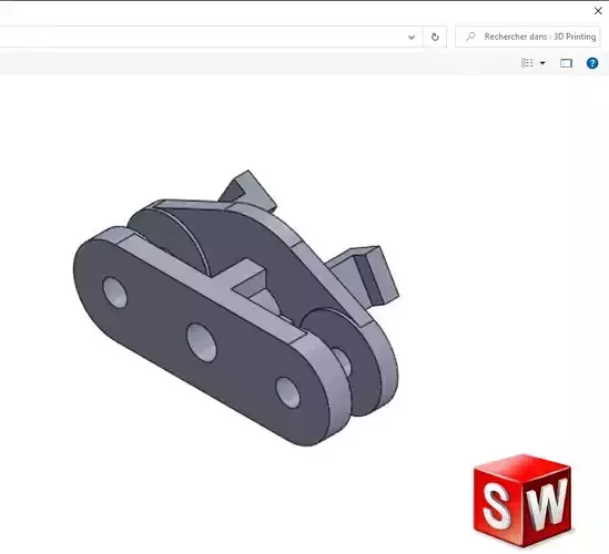 Mavic pro propeller support 3D model