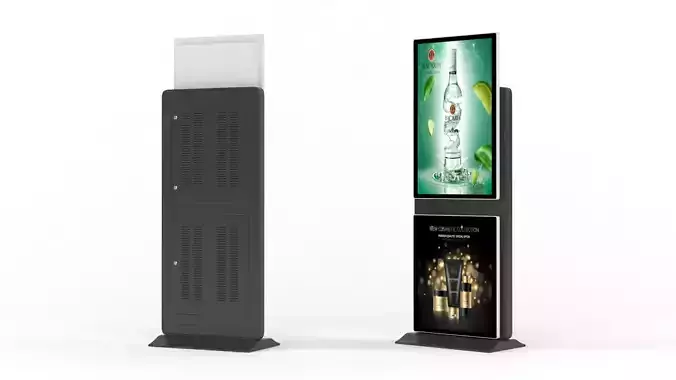 Electronic Kiosk 3D model