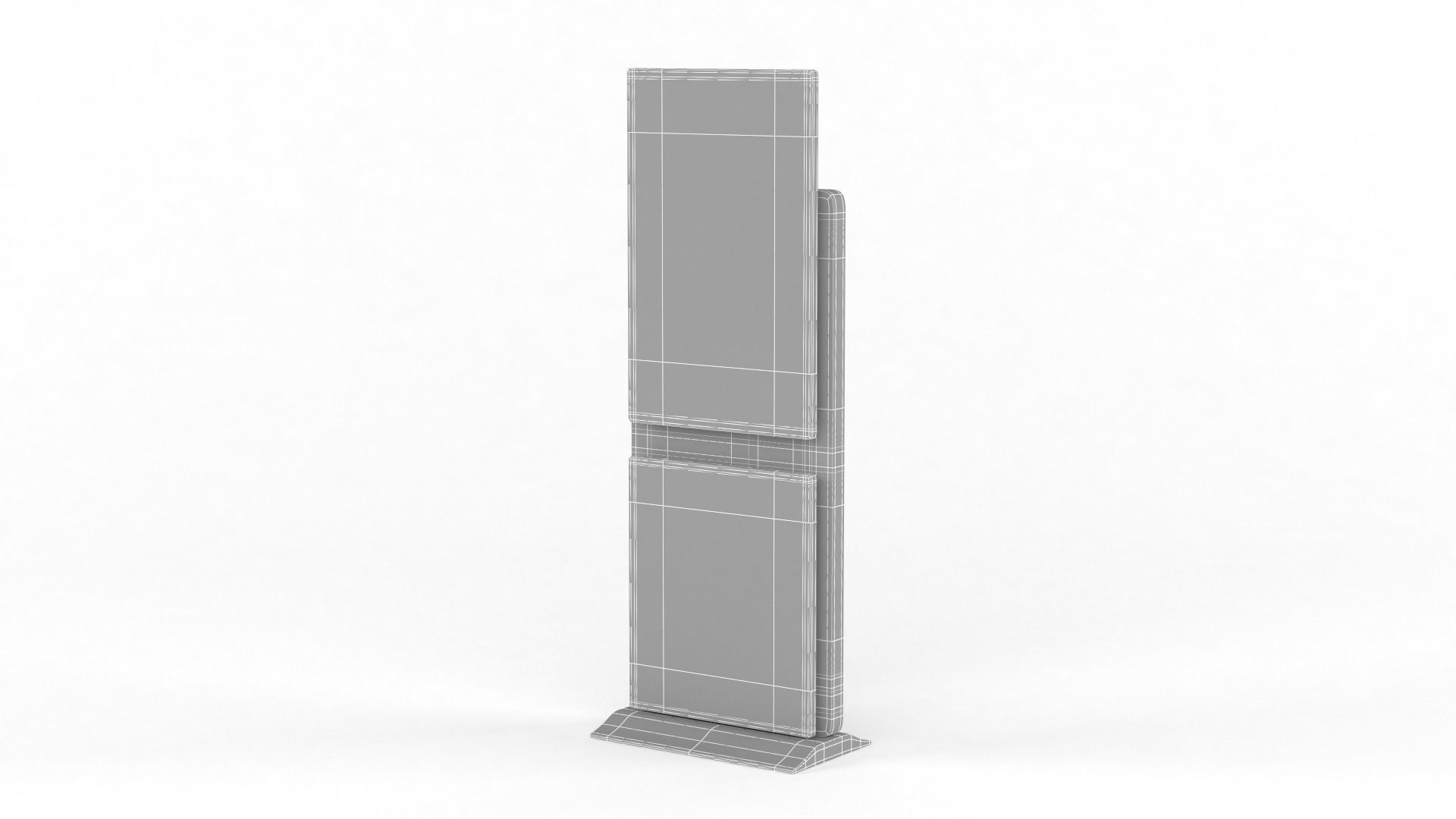 Electronic Kiosk 3D model_8