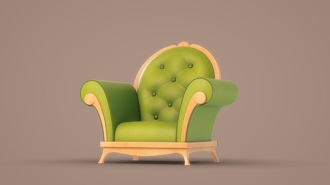 Cartoon Furniture Collection 3D model 4