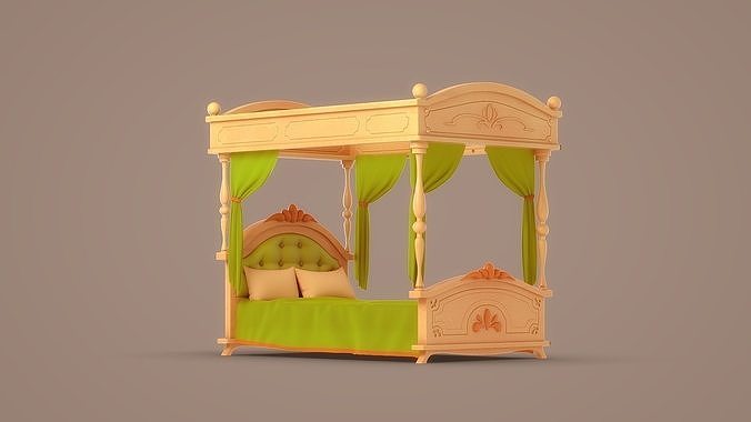 Cartoon Furniture Collection 3D model 2