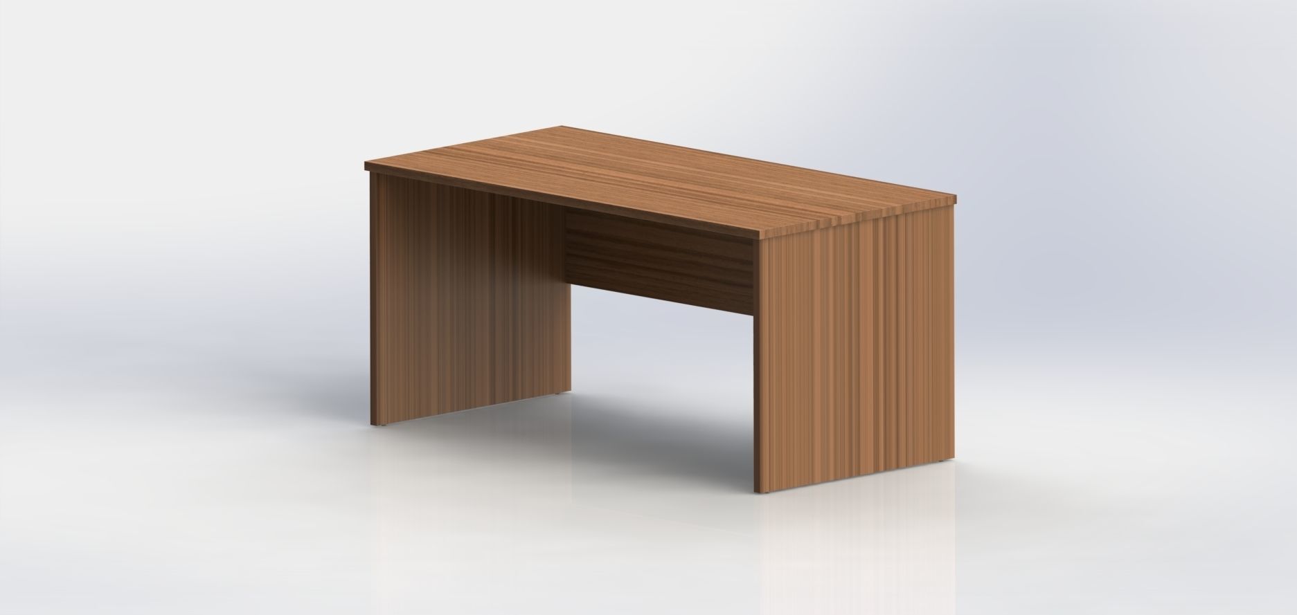 Desk and Mobile Pedestal V1 3D model_2