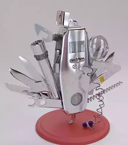 The Victorinox Versatile Free 3D model