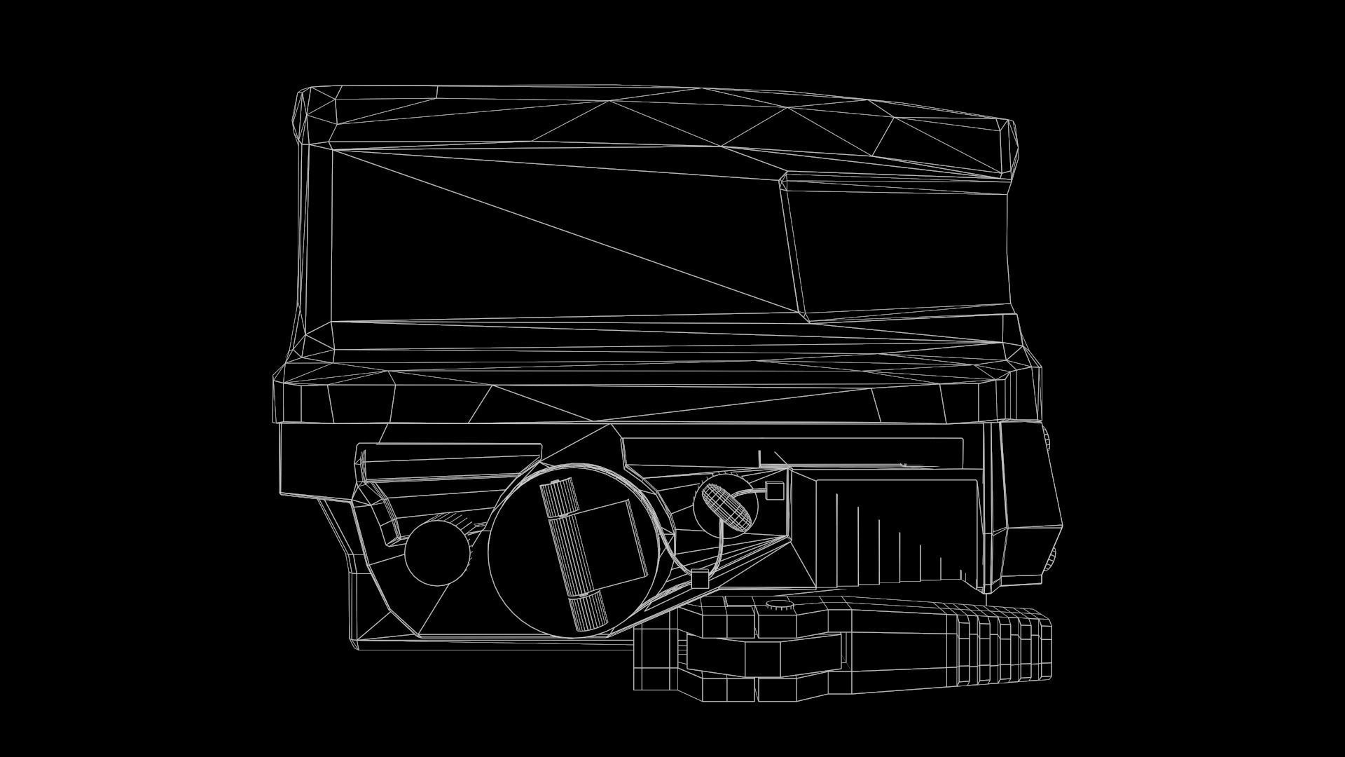 Vortex UH-1 Gen 2 Low-poly 3D model_9