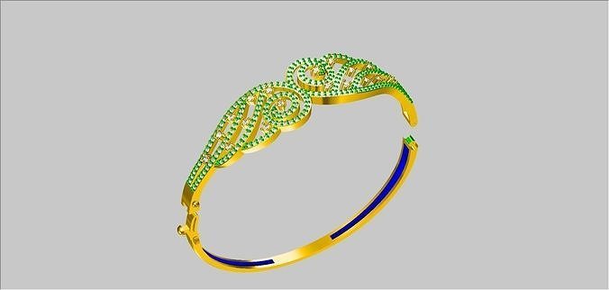14k bracelet model 3D print model
