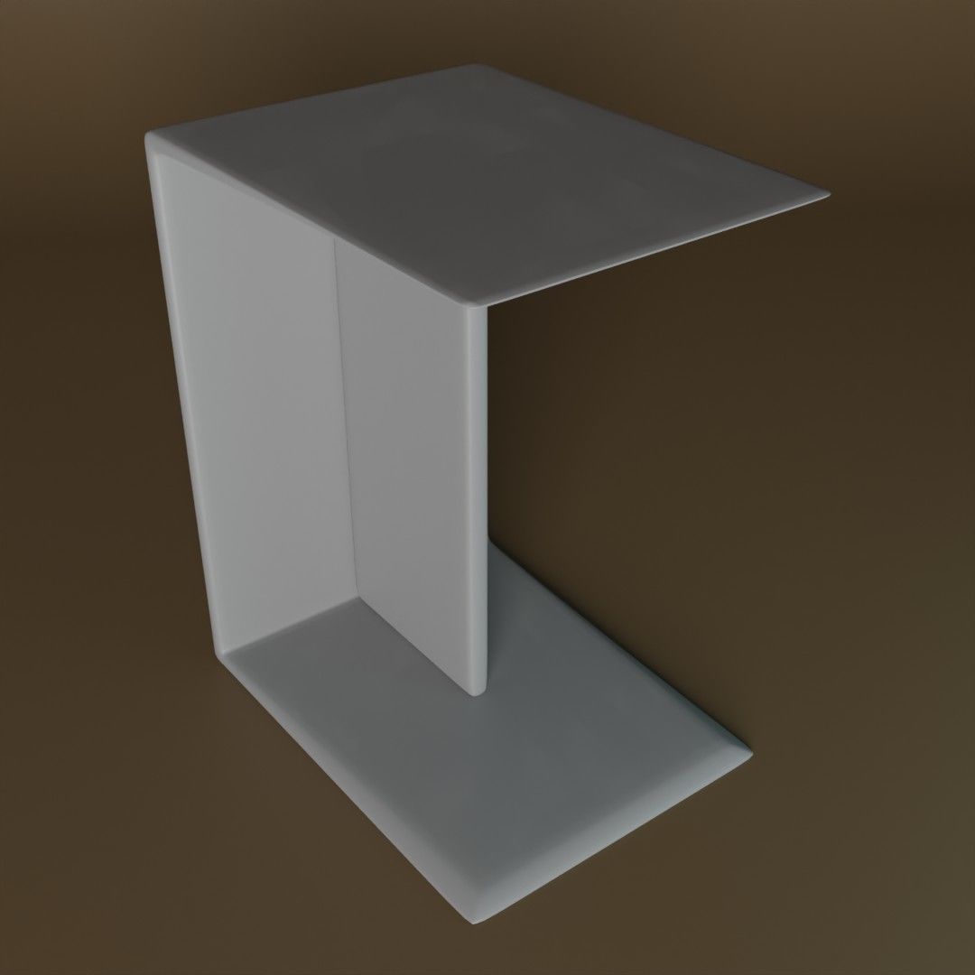 Side Table Free low-poly 3D model_2
