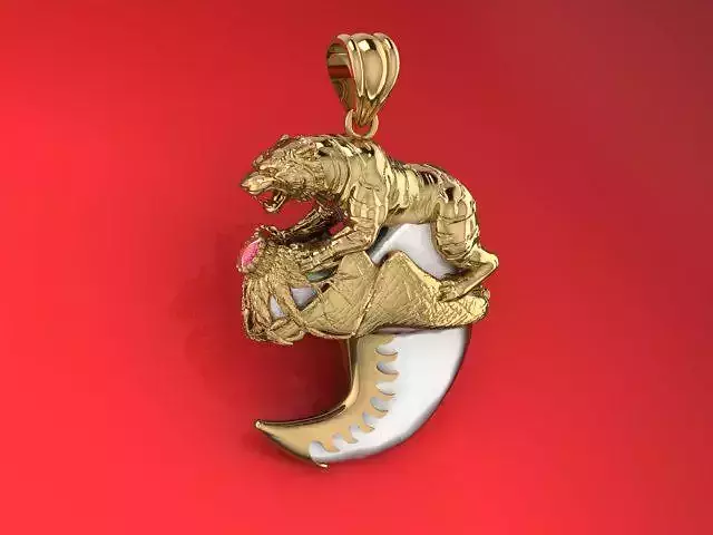 PENDENTS TIGER 3D print model