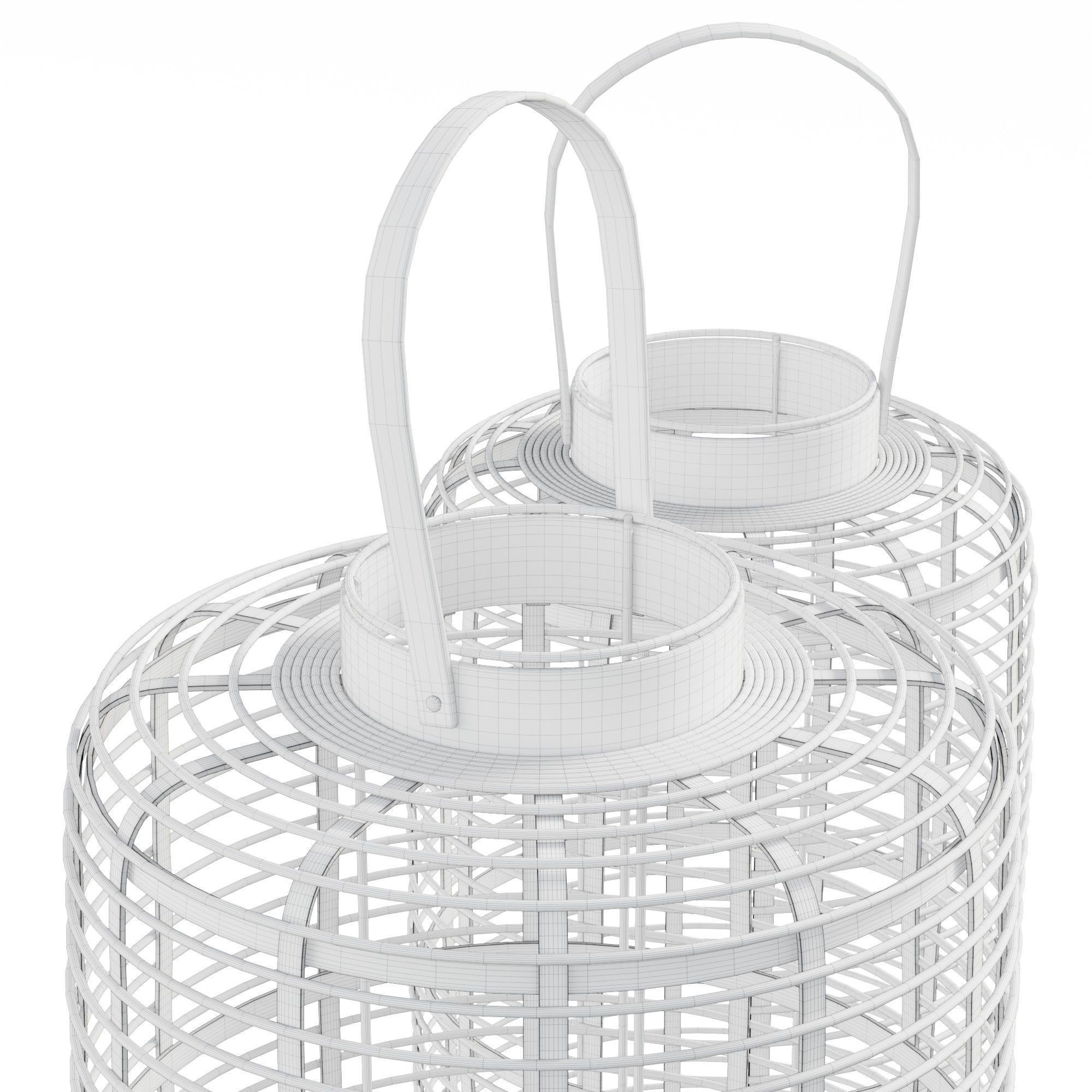 Papaya Juno Lantern 3D model_5