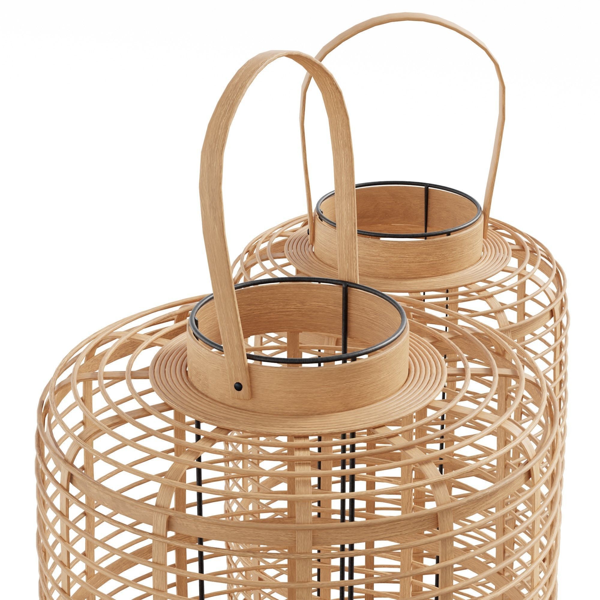 Papaya Juno Lantern 3D model_4