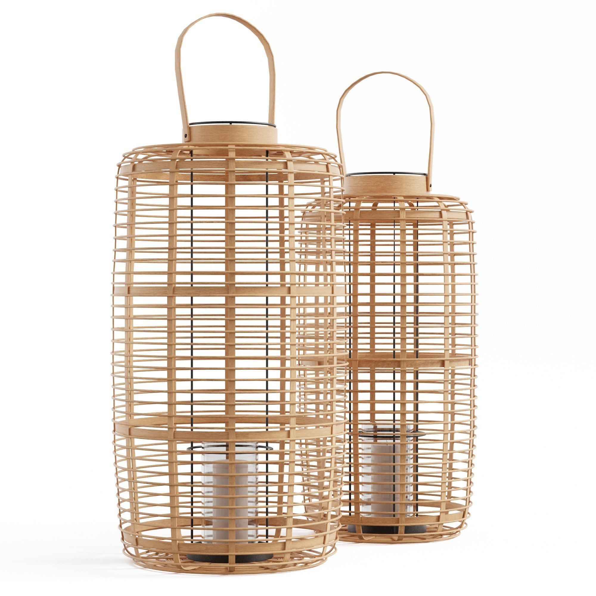 Papaya Juno Lantern 3D model_1