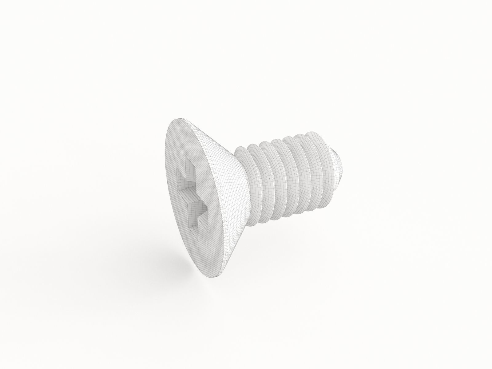 Screw 168 3D model_1