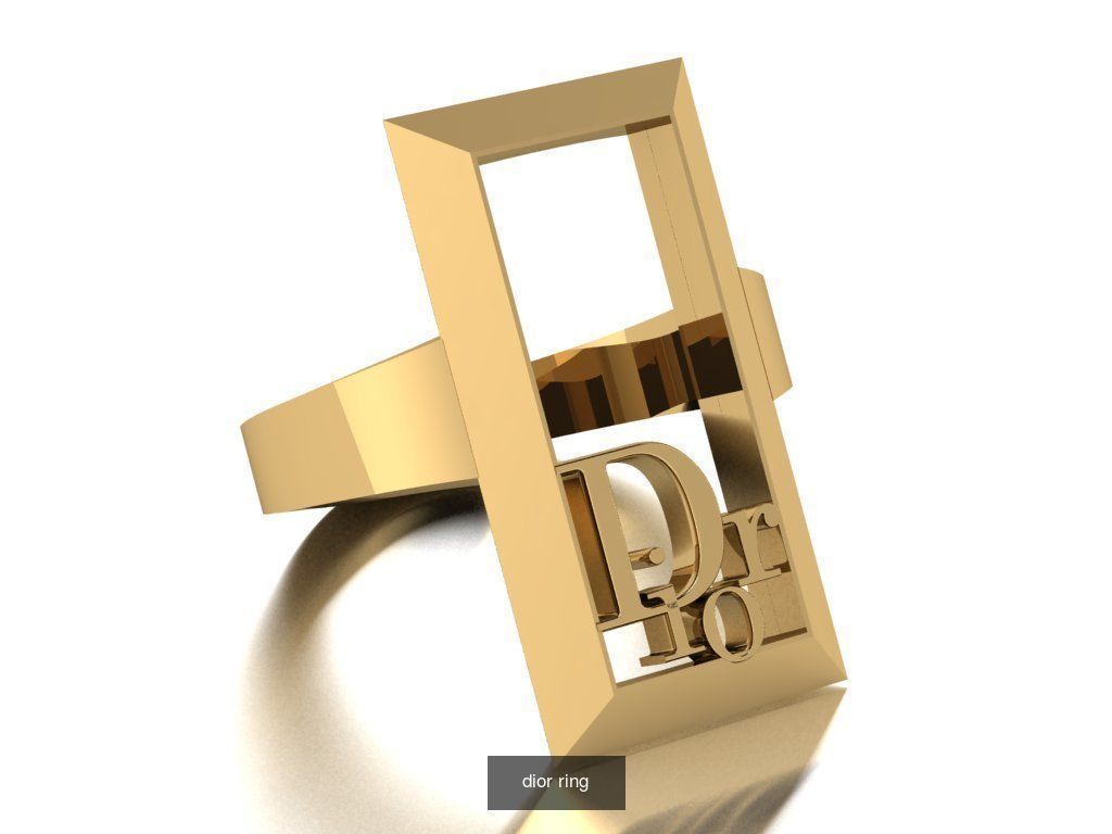 women pendants rings and earrings 3D Model Collection_1