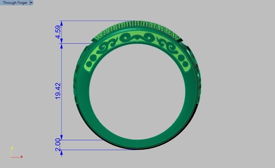 signet ring for men 3D print model_9