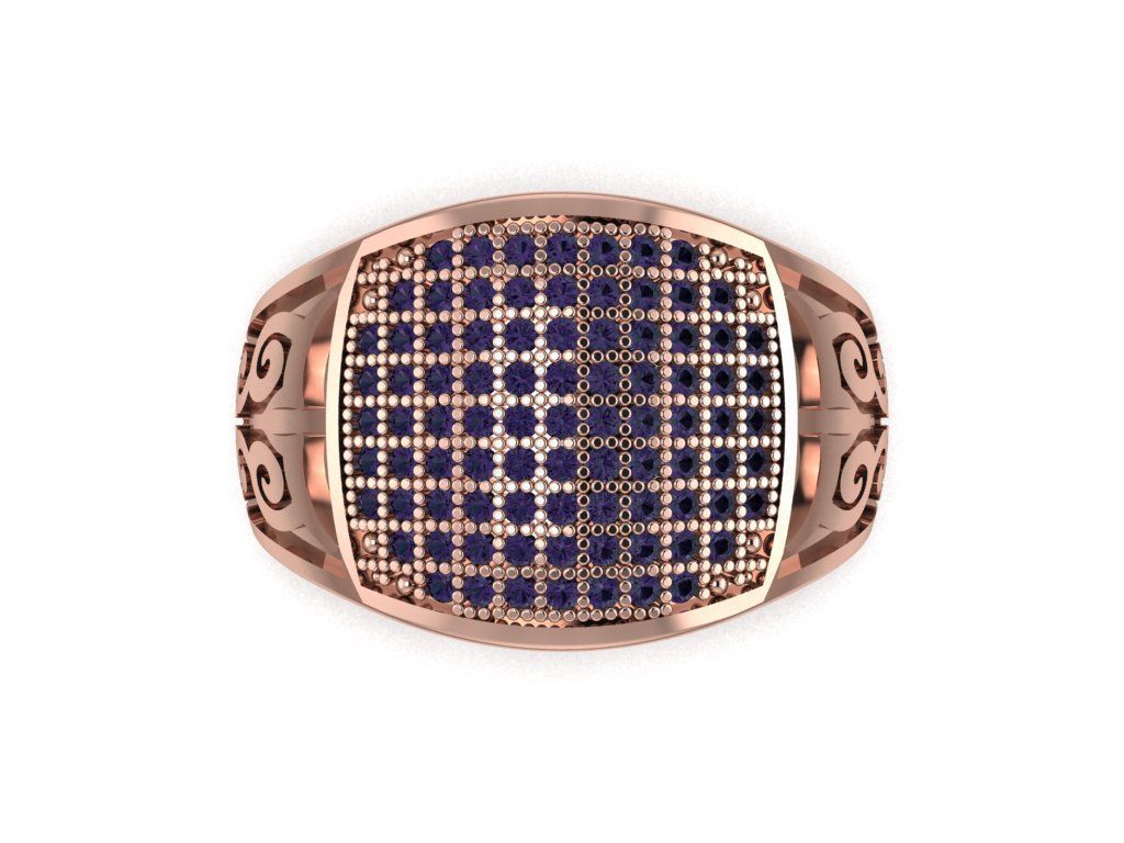 signet ring for men 3D print model_12