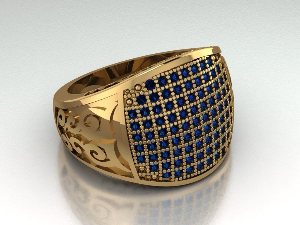 signet ring for men 3D print model_25