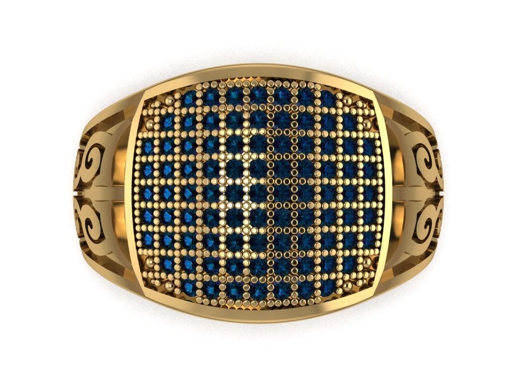 signet ring for men 3D print model_36