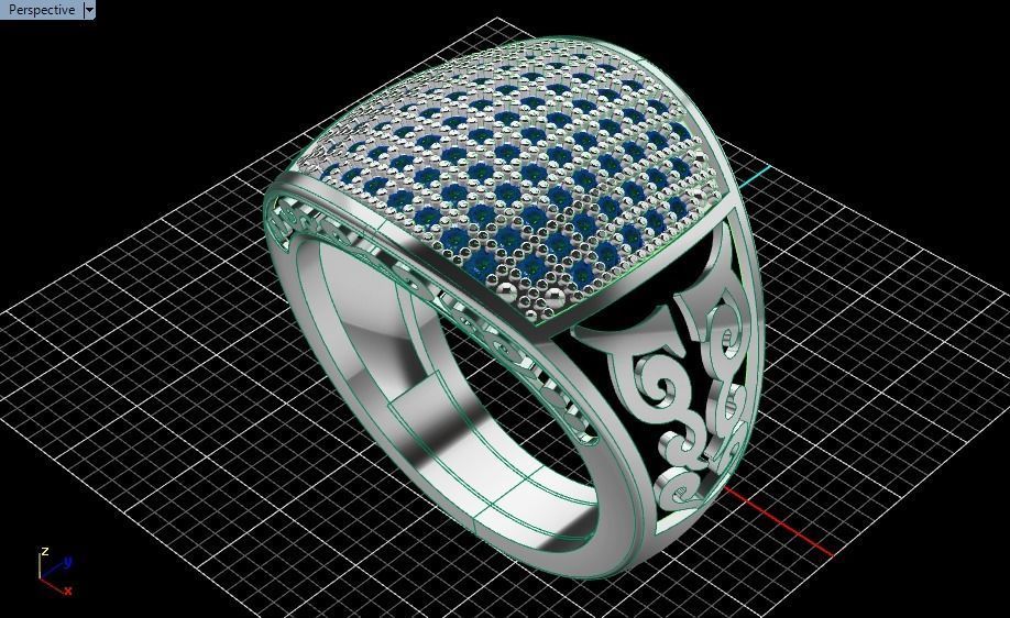 signet ring for men 3D print model_22