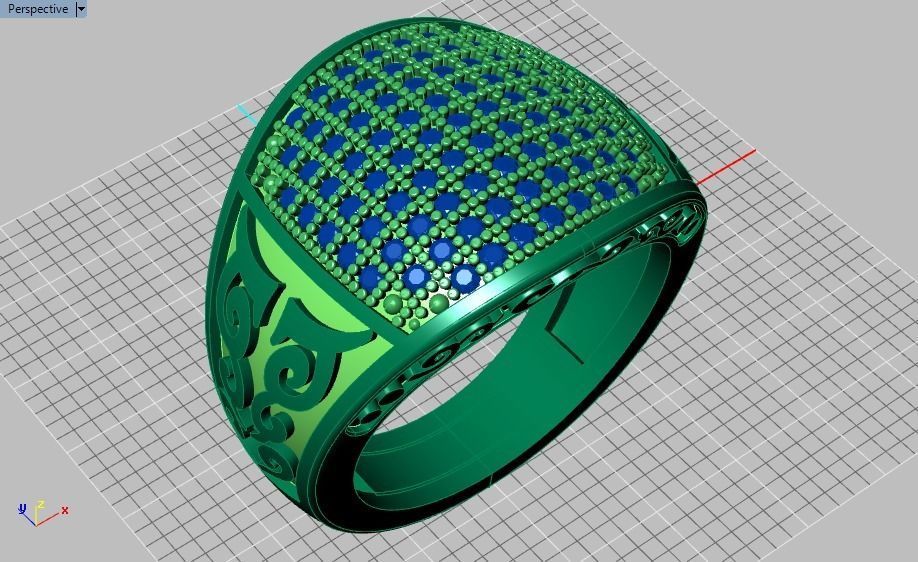 signet ring for men 3D print model_21
