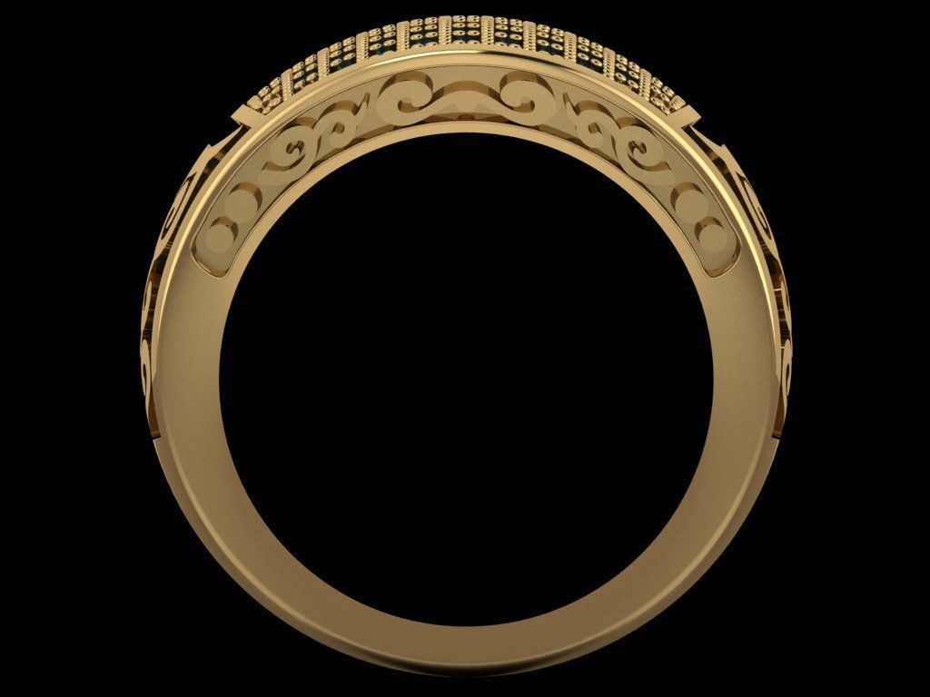 signet ring for men 3D print model_37