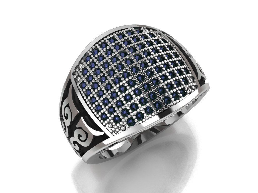 signet ring for men 3D print model_15