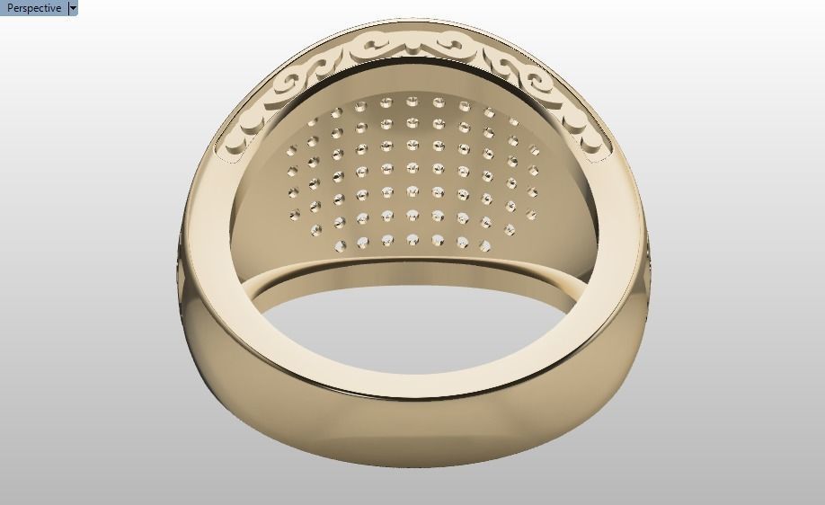 signet ring for men 3D print model_24