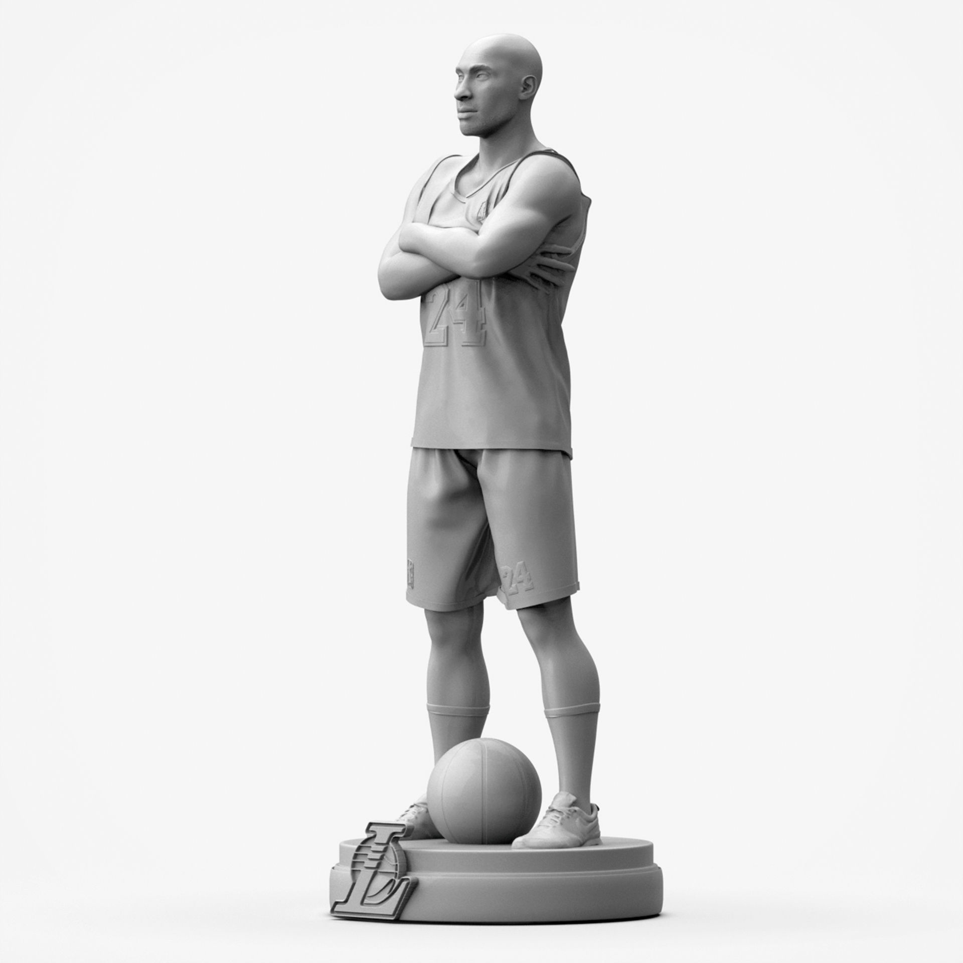 Kobe Bryant 3D Printable 3S 3D print model_5