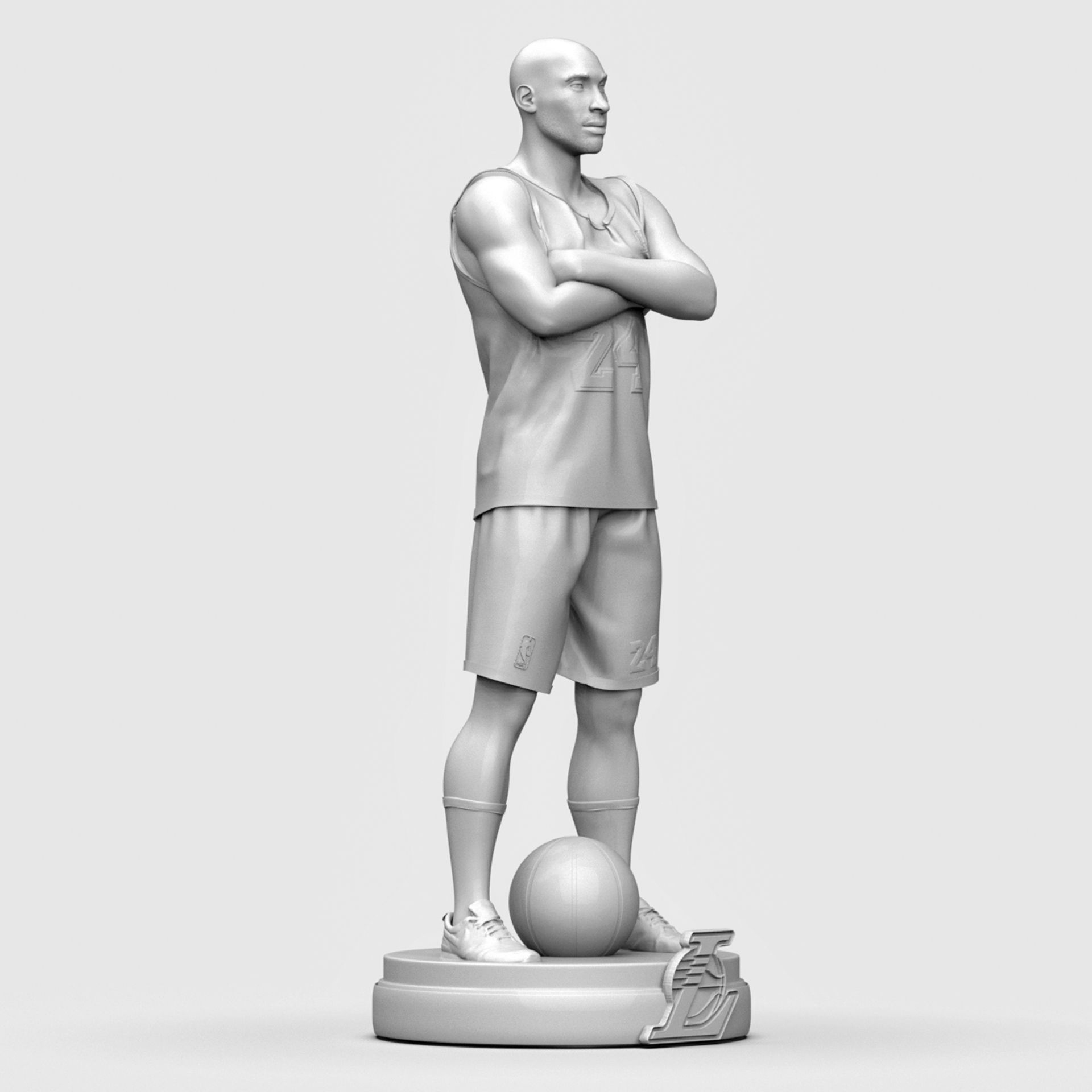 Kobe Bryant 3D Printable 3S 3D print model_4